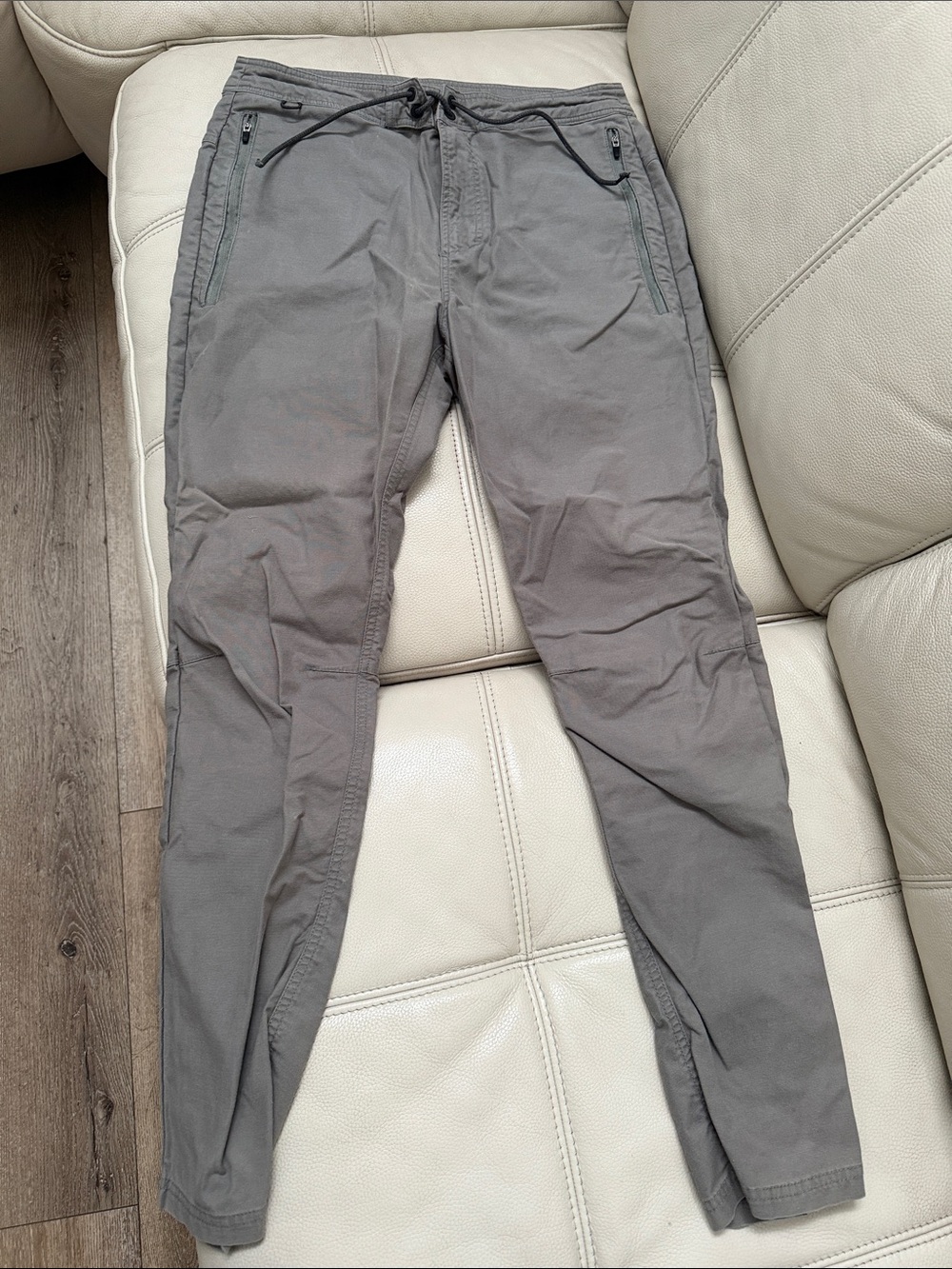 Roark Gray Drawstring Chinos